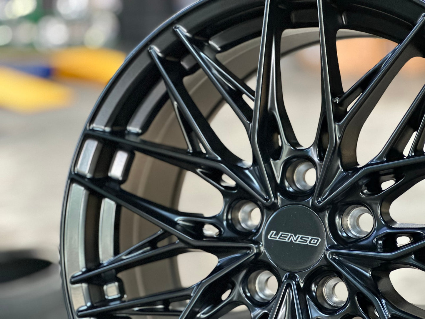 New 17X7.5 ET35 Lenso Yeti Rim (4 wheel) Matt Black 5X114.3