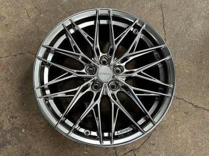 New 18X8.5 ET35 Lenso Yeti Rim (4 wheel) Hyper Black 5X114.3