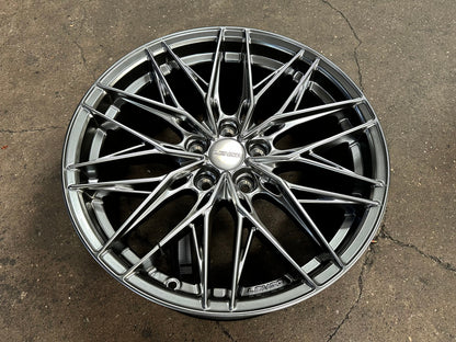 New 18X8.5 ET35 Lenso Yeti Rim (4 wheel) Hyper Black 5X114.3