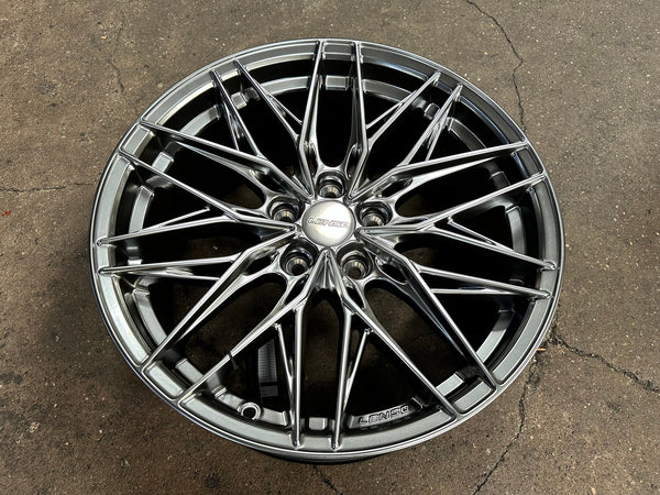 New 18X8.5 ET35 Lenso Yeti Rim (4 wheel) Hyper Black 5X114.3