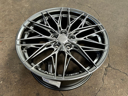 New 18X8.5 ET35 Lenso Yeti Rim (4 wheel) Hyper Black 5X114.3