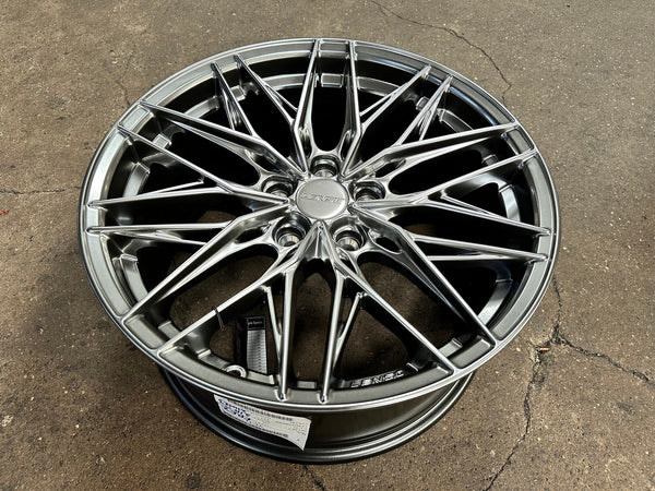 New 18X8.5 ET35 Lenso Yeti Rim (4 wheel) Hyper Black 5X114.3