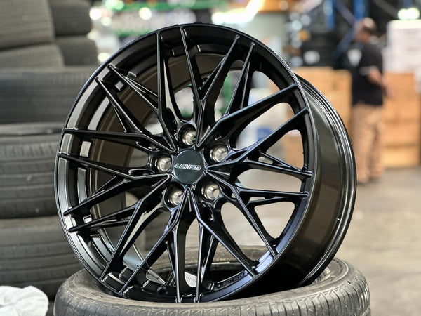 New 18X8.5 ET35 Lenso Yeti Rim (4 wheel) Matt Black 5X114.3