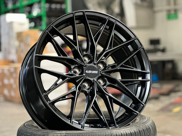 New 18X8.5 ET35 Lenso Yeti Rim (4 wheel) Matt Black 5X114.3