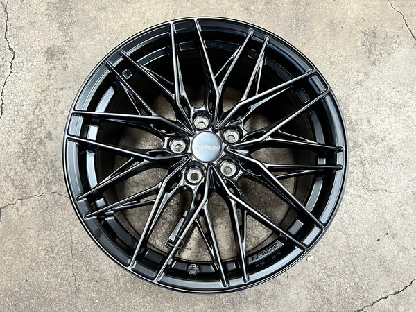 New 18X8.5 ET35 Lenso Yeti Rim (4 wheel) Matt Black 5X114.3