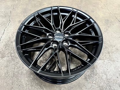 New 18X8.5 ET35 Lenso Yeti Rim (4 wheel) Matt Black 5X114.3