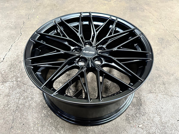 New 18X8.5 ET35 Lenso Yeti Rim (4 wheel) Matt Black 5X114.3