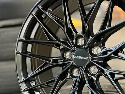 New 18X8.5 ET35 Lenso Yeti Rim (4 wheel) Matt Black 5X114.3