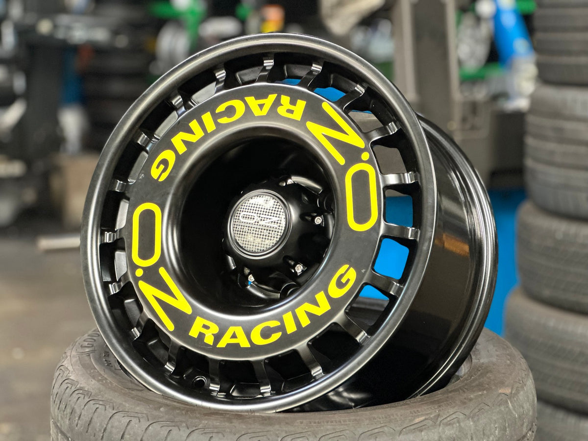 New 16X8.5 ET-15 OZ Rally Rim (5 wheel) Gloss Black 6X139.7