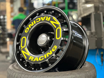 New 16X8.5 ET-15 OZ Rally Rim (5 wheel) Gloss Black 6X139.7