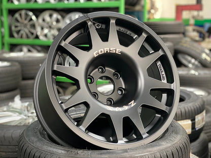 New 16X8.5 ET0 Lenso Zeus Rim (4 wheel) Matt Black 6X139.7