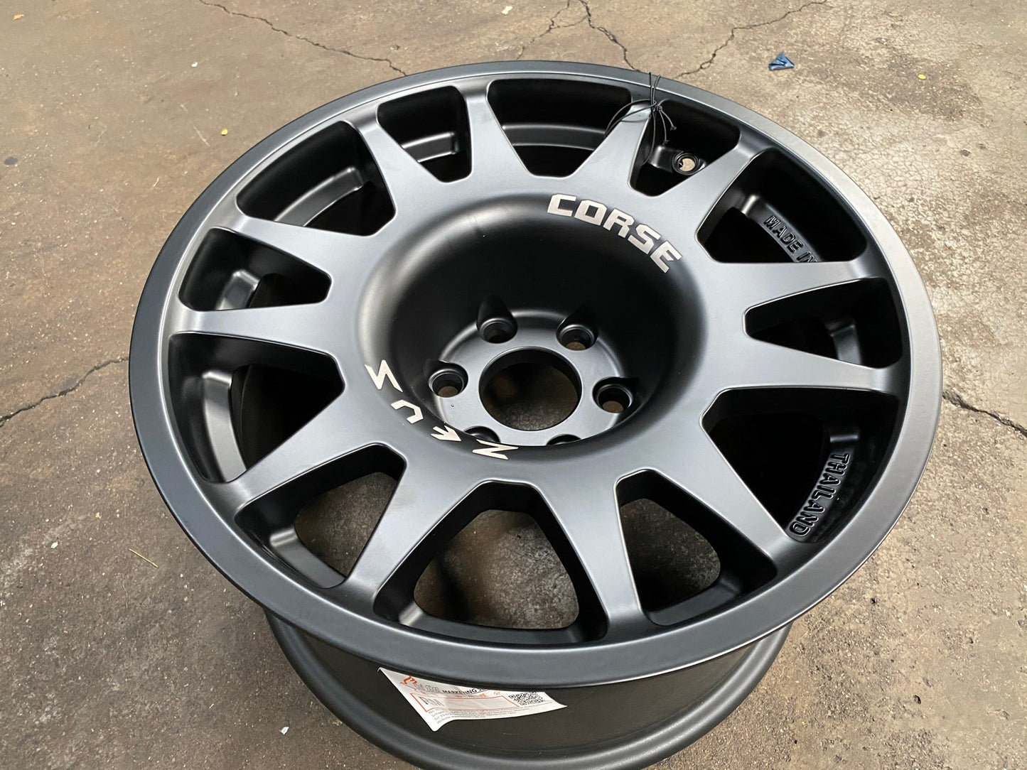 New 16X8.5 ET0 Lenso Zeus Rim (4 wheel) Matt Black 6X139.7