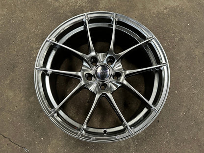 New 18X8 ET42 Z604Rim (4 wheel) Hyper Black 5X112