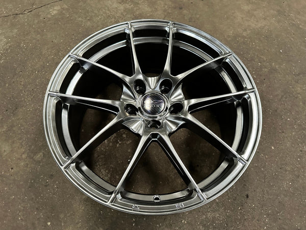 New 18X8 ET42 Z604Rim (4 wheel) Hyper Black 5X114.3