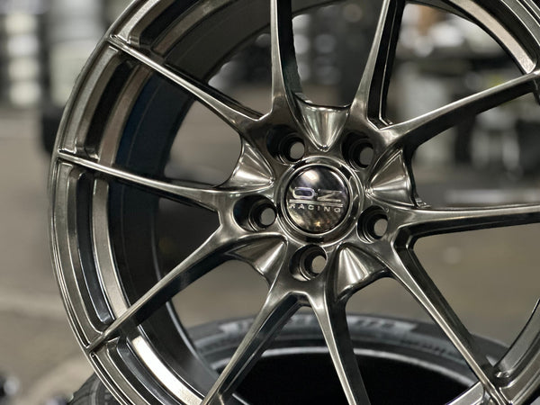 New 18X8 ET42 Z604Rim (4 wheel) Hyper Black 5X114.3