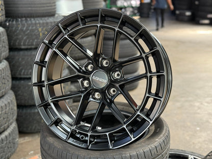 New 20X9 ET15 Lenso Zeta Rim (4 wheel) Matt Black 6X139.7
