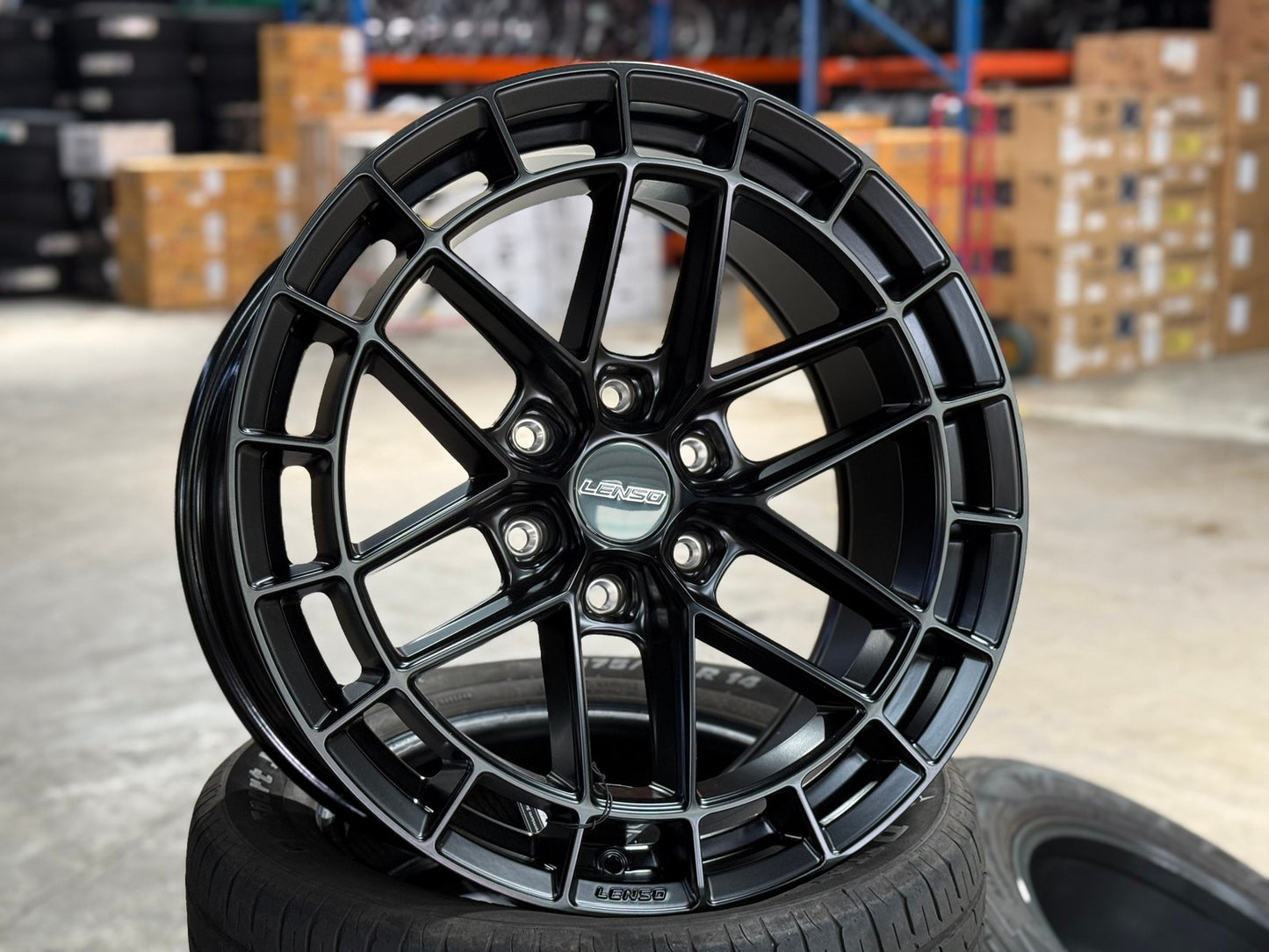 New 20X9 ET15 Lenso Zeta Rim (4 wheel) Matt Black 6X139.7