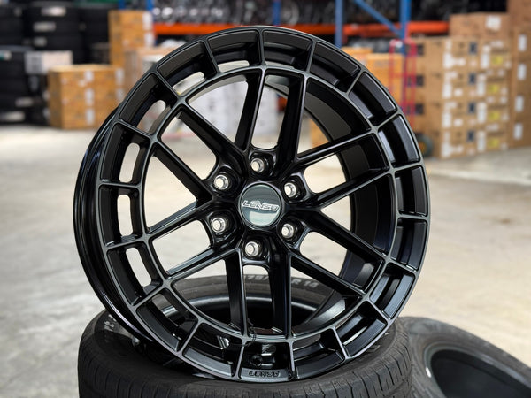 New 20X9 ET15 Lenso Zeta Rim (4 wheel) Matt Black 6X139.7
