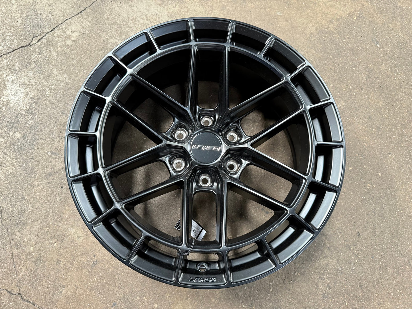 New 20X9 ET15 Lenso Zeta Rim (4 wheel) Matt Black 6X139.7