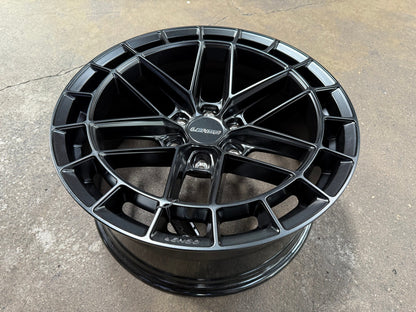 New 20X9 ET15 Lenso Zeta Rim (4 wheel) Matt Black 6X139.7