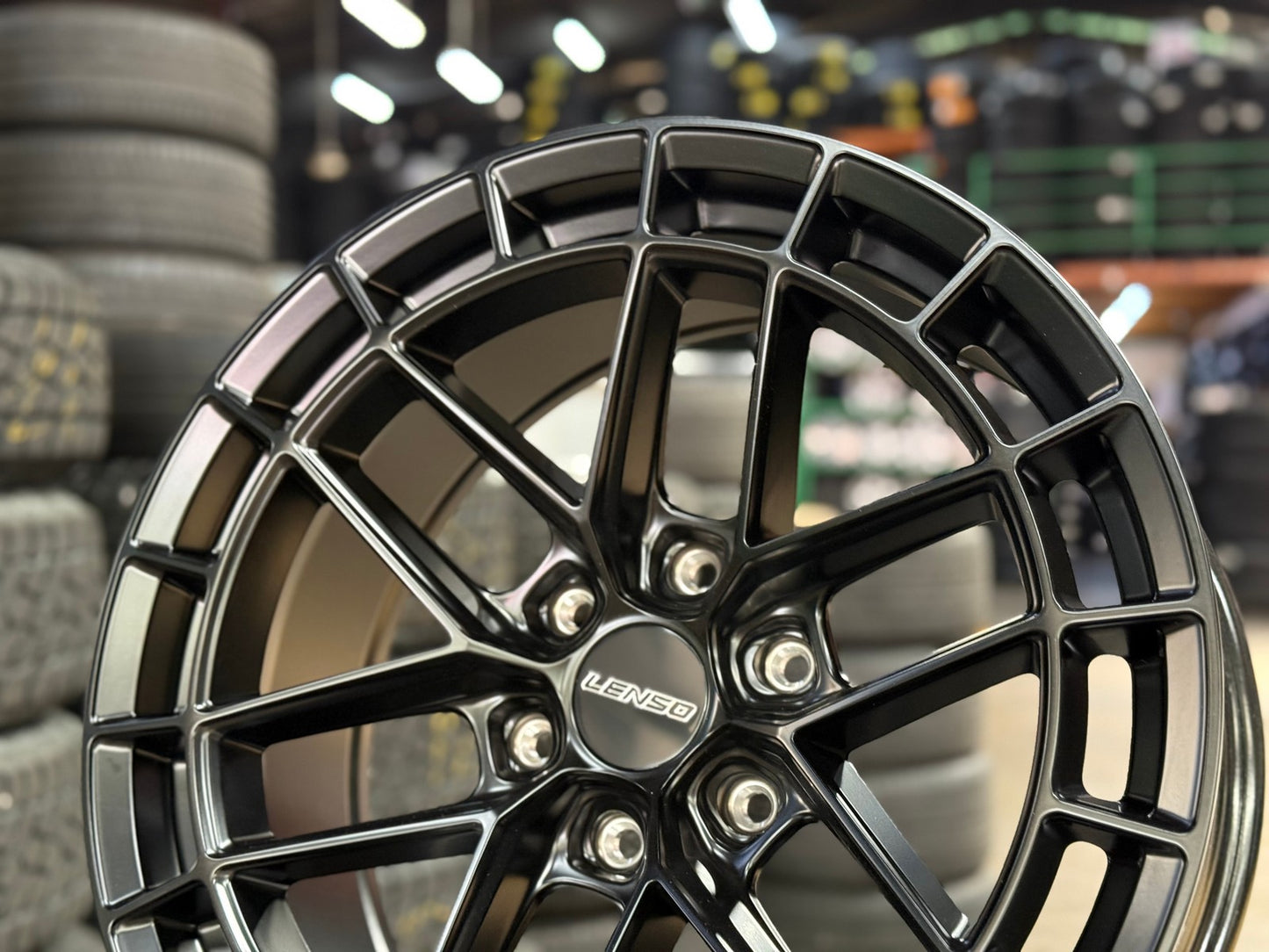 New 20X9 ET15 Lenso Zeta Rim (4 wheel) Matt Black 6X139.7