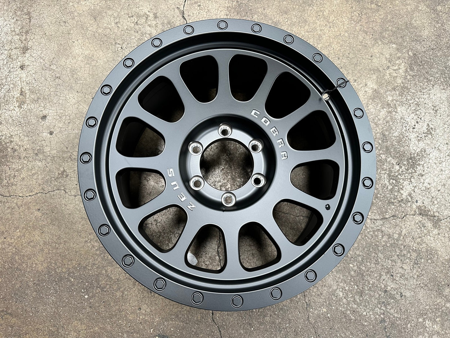 New 18X9 ET10 Lenso Zeus Rim (4 wheel) Matt Black 6X139.7