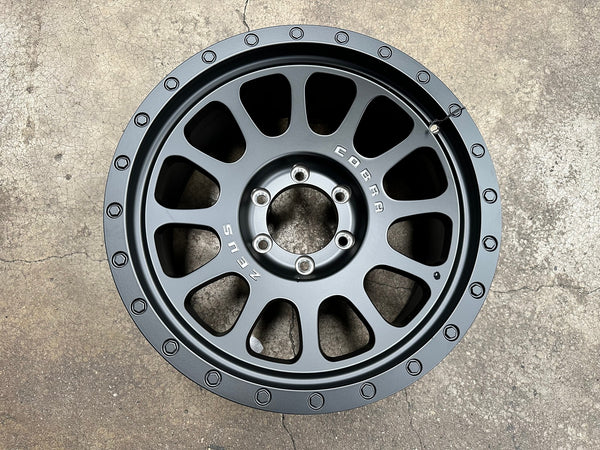 New 18X9 ET10 Lenso Zeus Rim (4 wheel) Matt Black 6X139.7