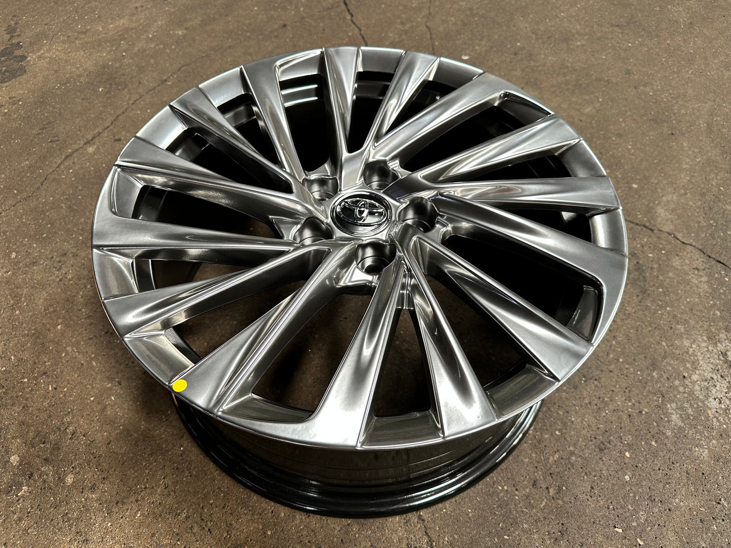 New 18X8 ET40 Amgood Sunrise Rim (4 wheel) Hyper Black 5X114.3