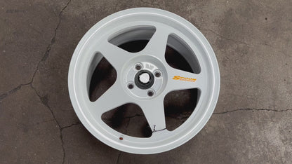 New 17X8 ET40 NK Performance Spoon Design Rim (4 wheel) Gloss White 4X100