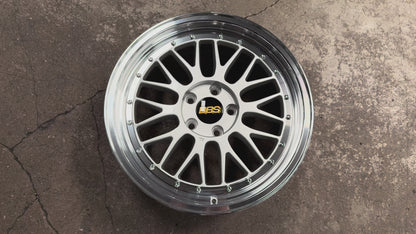 NEW 18X8 ET42 AOW LM Flow Formed Rim (4 Wheel) Silver Polished Lip 5X112