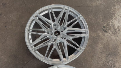 New 20x8.5 ET30 20x10 ET40 Vogue Wheel F05 (4 wheel) 5x114.3 Gloss Silver