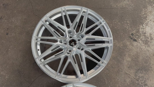 New 20x8.5 ET30 20x10 ET40 Vogue Wheel F05 (4 wheel) 5x114.3 Gloss Silver