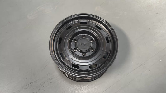 New 17X8.5 ET20 Lenso Duty Rim (4 wheel) Matt Black 6X139.7
