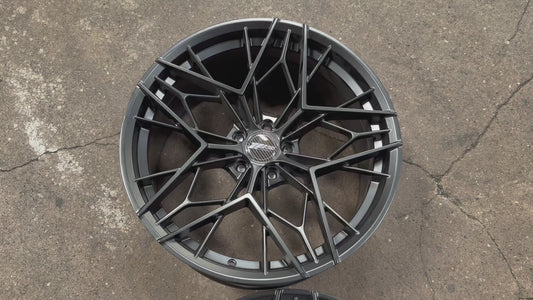 New 20x8.5 ET32 20x10 ET38 305 Forged FT120 (2 wheel) 5x114.3 Matte Black