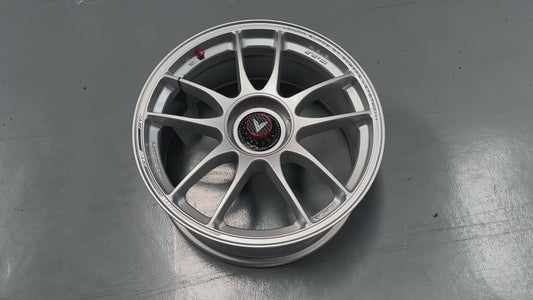 NEW 18x8.5 ET35 Lenso VNK (4 wheel) 5X114.3 Silver