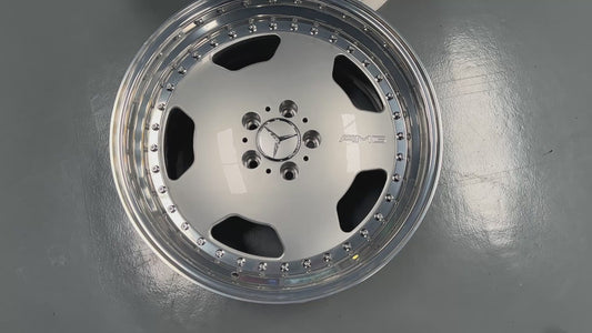 New 19x8.5 ET18 19x9.5 ET20 Overdrive Forged AMG AERO CLASSIC Mercedes 5x112 Silver rim (4 wheels)