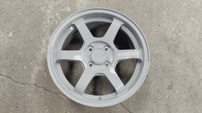 New 15X7 ET35 AOW TE37 SONIC Rim (4 wheel) Grey 4X100