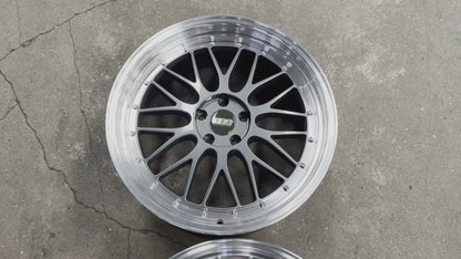 New 20x8.5 ET35 20x9.5 ET38 BBS LM Design (4 wheel) 5x112 Hyper Black