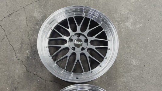 New 20x8.5 ET35 20x9.5 ET38 BBS LM Design (4 wheel) 5x112 Hyper Black