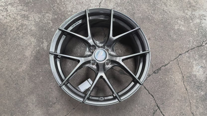 New 17X7.5J ET35 Lenso Jager Dyna Rim (4 wheel) Hyper Dark 4X100