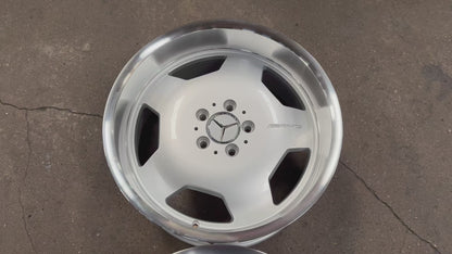 New 18X8 ET25 18X9 ET25 Monoblock AMG (4 wheel) Silver 5X112