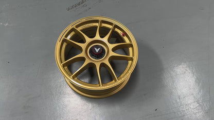 New 16x7 ET35 Lenso VNK Rim (4 wheel) Gold 4x100