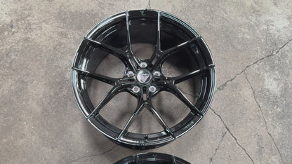 New 20x8.5 ET30 20x10 ET40 Vogue Wheel F26 (4 wheel) 5x114.3 Gloss Black