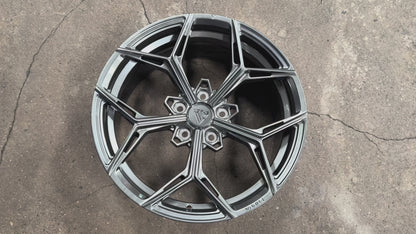 New 18x8.5 ET40 Vogue Wheel F12 Rim (4 wheel) Hyper Dark 5x114.3