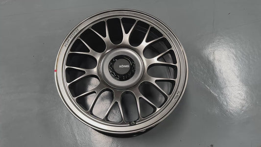 New 17X8 ET36 Konig MRK1 Rim (4 wheel) Gloss Gunmetal 5X100