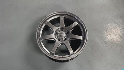 New 17x8 ET35 Done Mugen GP (4 wheel) 5x114.3 Hyper Black
