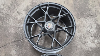 New 20x8.5 ET48 20x10.5 ET43 Overdrive Forged BF223 (4 wheel) 5x130 Matte Black