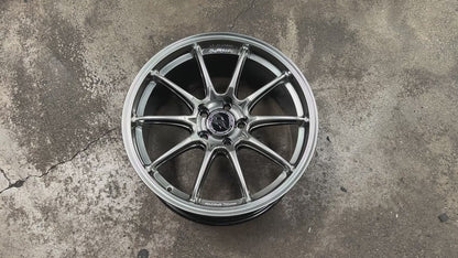 New 18x8.5 ET35 Hotwheels HW03 Flow Formed Rim Diamond Black 5x114.3