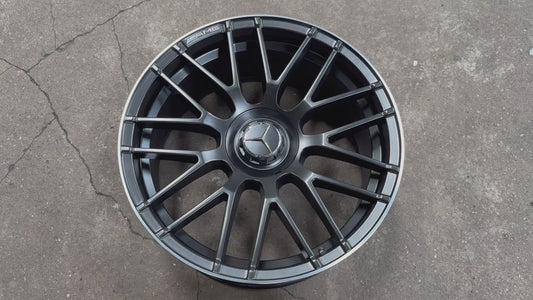 New 20x8.5 ET38 20x9.5 ET45 AMG Design (4 wheel) 5x112 Matt Black