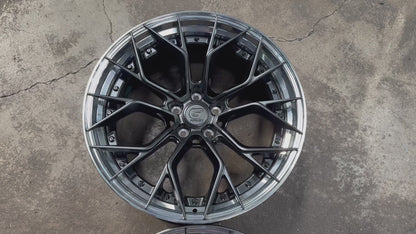 New 20x8.5 ET30 20x10 ET40 G Forged GF09 (4 wheel) 5x114.3 Matte Black PL